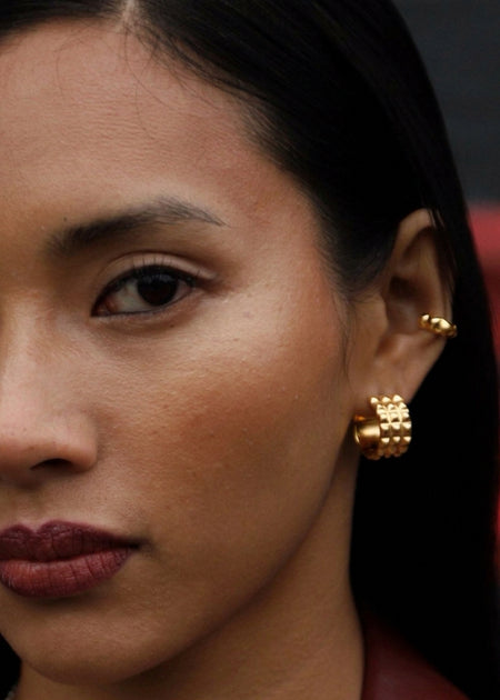 Single Line Pyramid Ear Cuff – Shop Lune