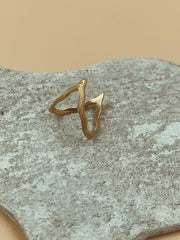 Sculptural Odi Wiggly Ring