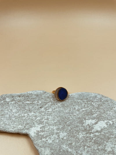 Night Of The Blue Moon Ring | 18kt Solid Gold