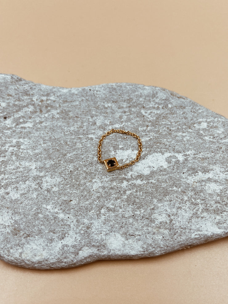 Kappu Square Chain Ring