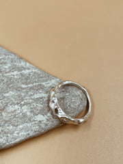 Vision Ring - Slender in Silver Tone