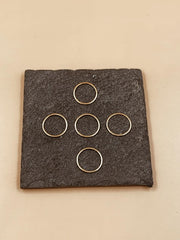 Essential Basic Ring Set of 5 Midi To Thumb