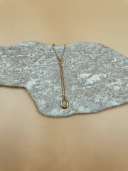 Nova Opal Bar Charm Necklace