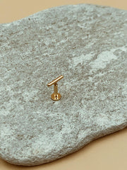 Miniature Stick Nose Pin | 18kt Solid Gold