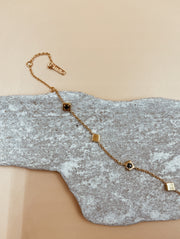 Dori Chain Anklet | 18kt Solid Gold