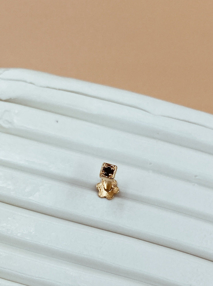 Mini Kappu Nose Pin | 18kt Solid Gold