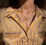 Kaori Big Toggle Bar Necklace
