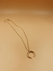 Brass Horn Necklace