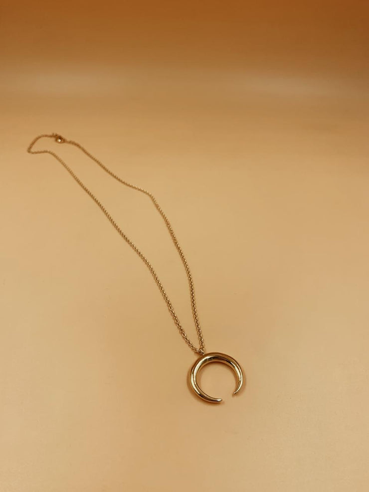 Horn Necklace  | 18kt Solid Gold
