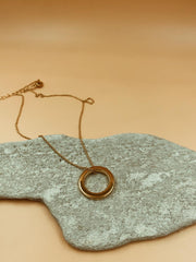 Adarsh Gourav in Moss Ring Necklace