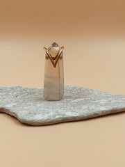 Sculptural Odi V Ring | 18kt Solid Gold