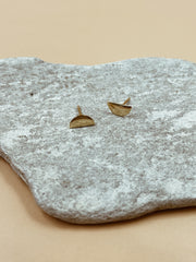 Rithika Merchant Gold Plated Sterling Silver Half Moon Studs