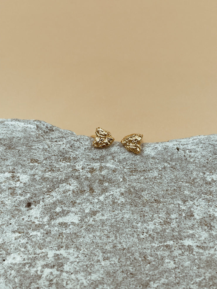 Small Illumination Studs In 18kt Solid Gold