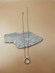 City Necklace in Silver Tone