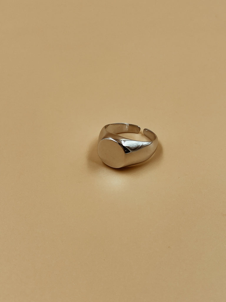 La Lune Ring- Handcrafted Dainty Crescent Moon Ring in Sterling or 10K Sterling Silver
