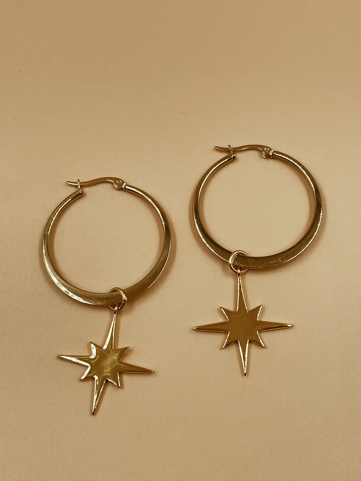 Gold Star Earrings – Danica Rose Jewelry
