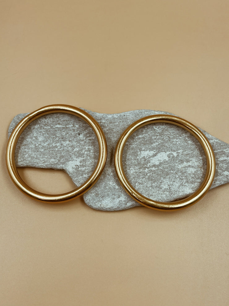 Roundabout Chimbai Bangle | 18kt Solid Gold