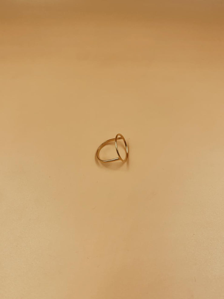 Juana Goddess Circle Ring | 18kt Solid Gold