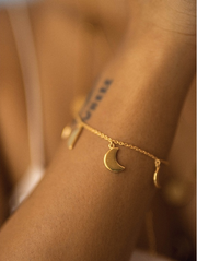 Phases Charm Bracelet | 18kt Solid Gold