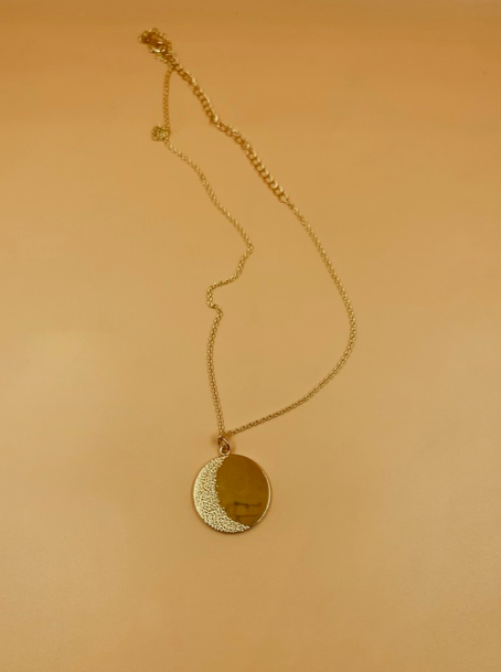 Big Moon Medallion Necklace
