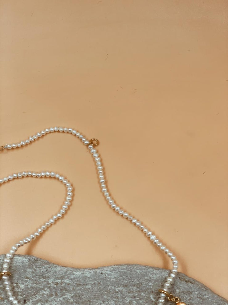 Charmed Solid Pearl Necklace