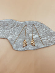 Butterfly Wings Threader Earrings