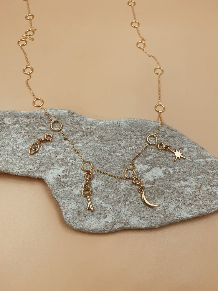Time Loop Toggle Chain | 18kt Solid Gold