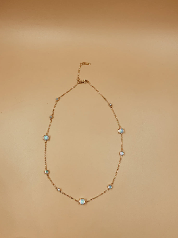 Sidereal period opal necklace – Small