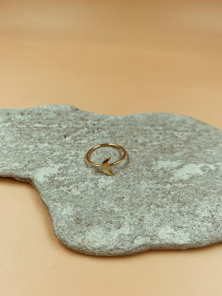 Moonstone Crescent Moon Ring for Women Sterling Silver Celtic Moon Open Ring  Adjustable Ring Gift for Girls - Walmart.com