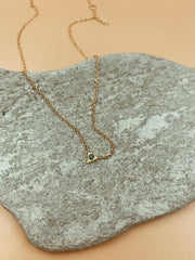 Summer Triangle Turquoise Dot Necklace