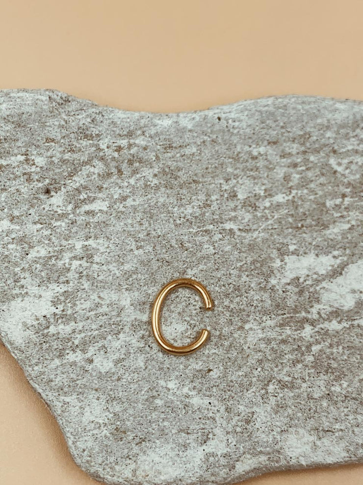 Simple Andre Ear Cuff | 18kt Solid Gold