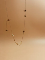 Starburst Necklace | 18kt Solid Gold