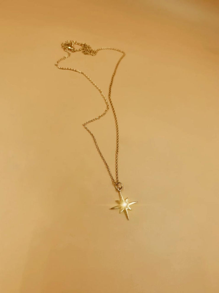 Mini Star Necklace | 18kt Solid Gold